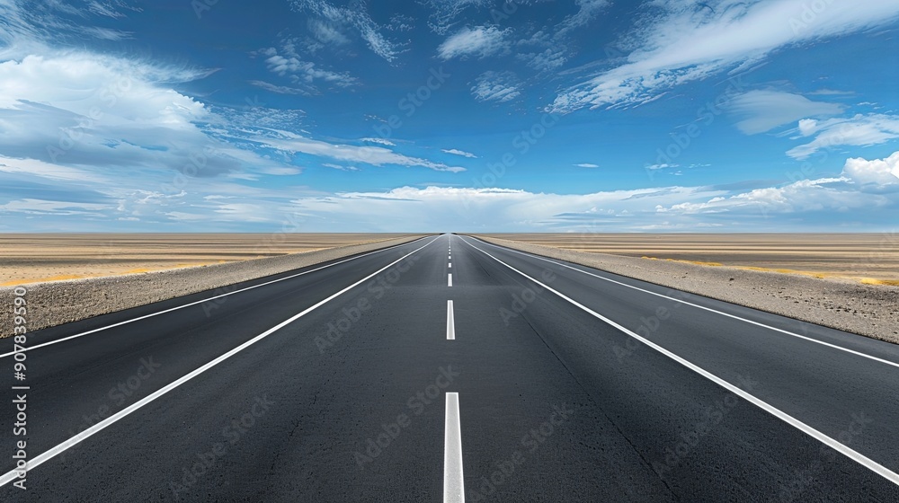 Realistic images with full HD resolution Wide-open highway stretching into the horizon with dramatic clouds, midday sunlight, more clarity with clear light and sharp focus, high detailed Realistic images with full HD resolution Wide-open highway stretching into the horizon with dramatic clouds, midday sunlight, more clarity with clear light and sharp focus, high detailed