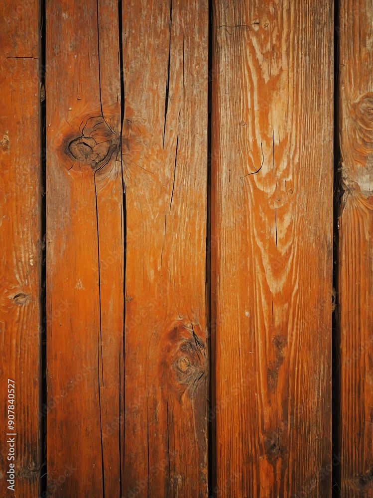 Fototapeta premium vintage wooden orange grungy texture portrait background