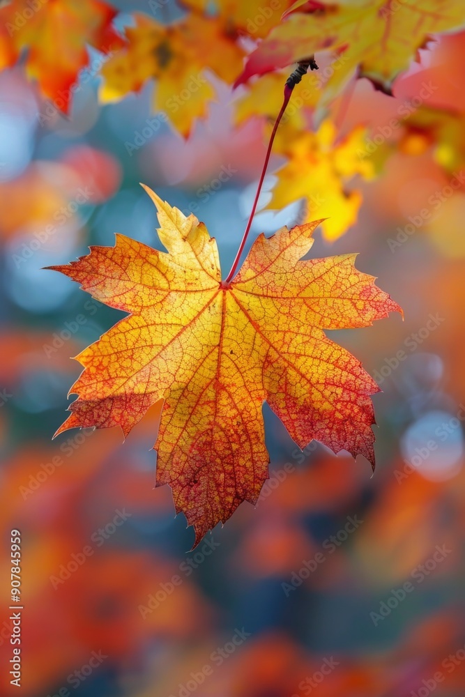 autumn postcard. colorful maple leaves, Autumn maple leaves on a branch against the sky. autumn postcard. colorful maple leaves, Autumn maple leaves on a branch against the sky.