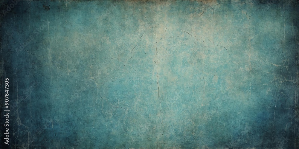 Obraz premium vintage paper blue grungy texture for banner backgroun background