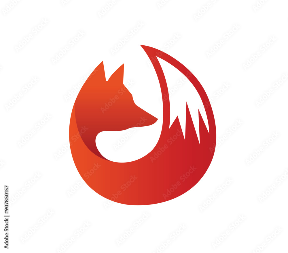 creative abstract fox logo vector symbol
creative abstract fox logo vector symbol