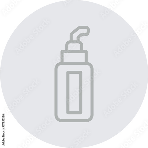 Foundation Selection Line Grey Circle Grey