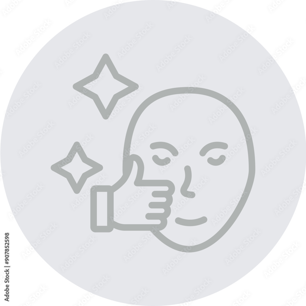 Meditation for Skin Health Line Grey Circle Grey Meditation for Skin Health Line Grey Circle Grey