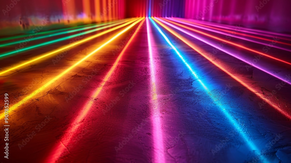 Brilliant Prismatic Light Beams Brilliant Prismatic Light Beams