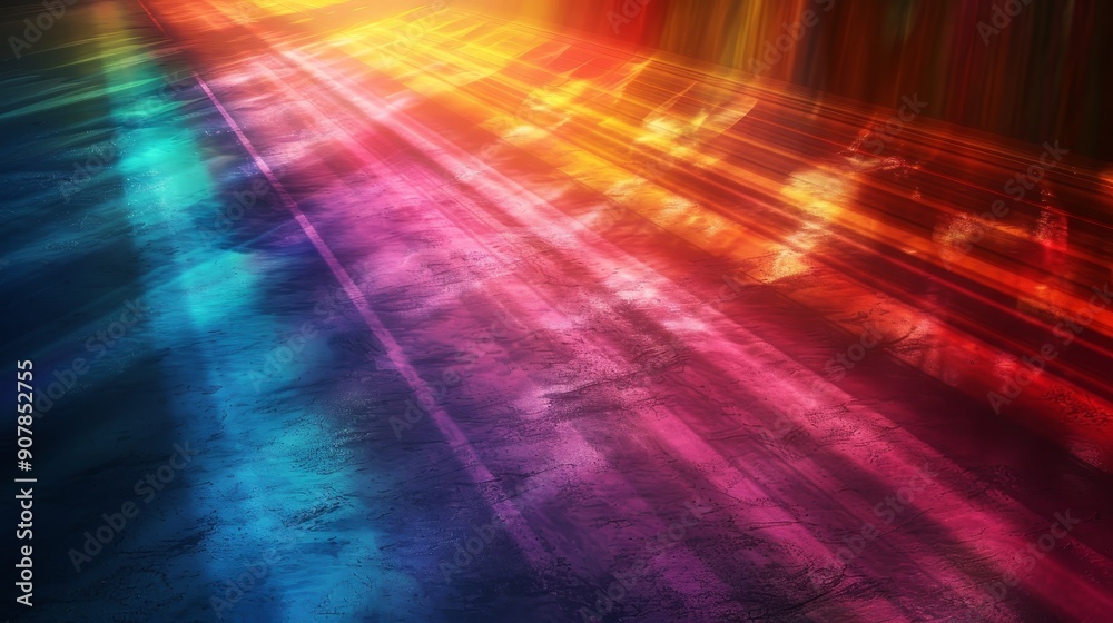 Colorful Prismatic Light Symphony Colorful Prismatic Light Symphony