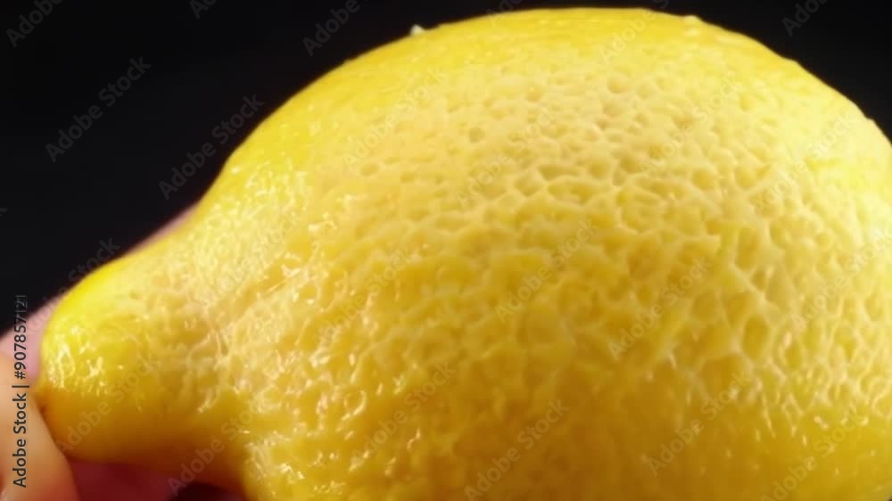 Close-up of Fresh Lemon