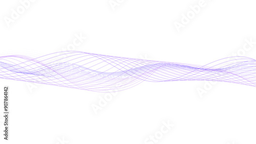 Colorful wave lines. Abstract wave background. White background with blue wave line. Blending line background. Colorful wave lines. Blue, pink lines background.