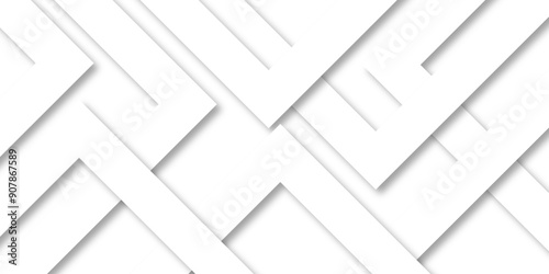 Abstract background with lines White background with diamond and triangle shapes layered in modern abstract pattern design Space design concept Suit for business, corporate, institution presentation.	