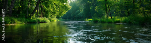 Forest River Landscape Photo