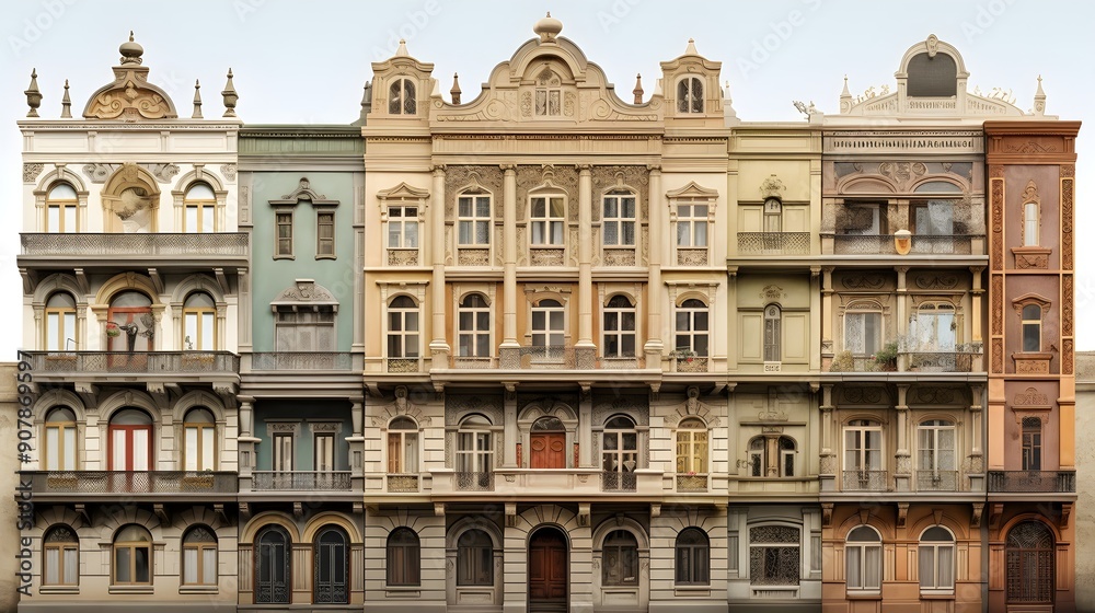 Fototapeta premium hyperrealist architectural UHD Wallpaper