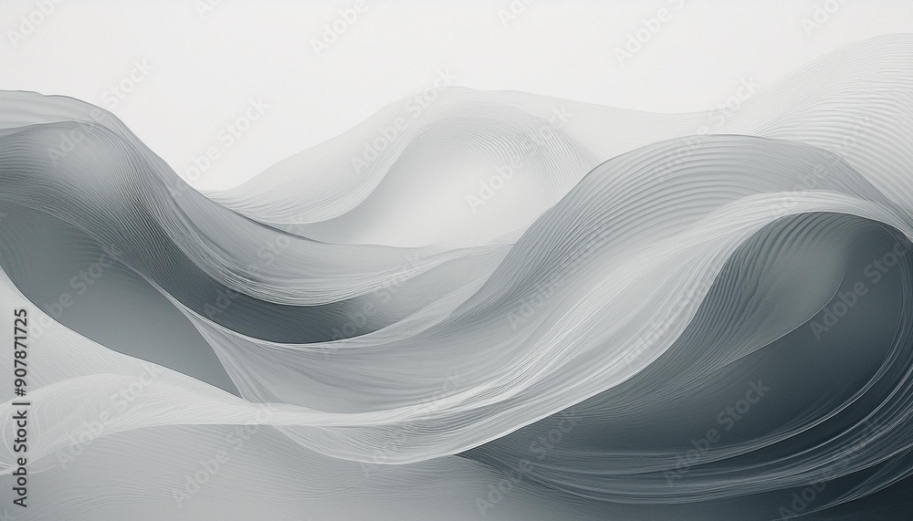 Obraz premium グレーのグラデーション背景