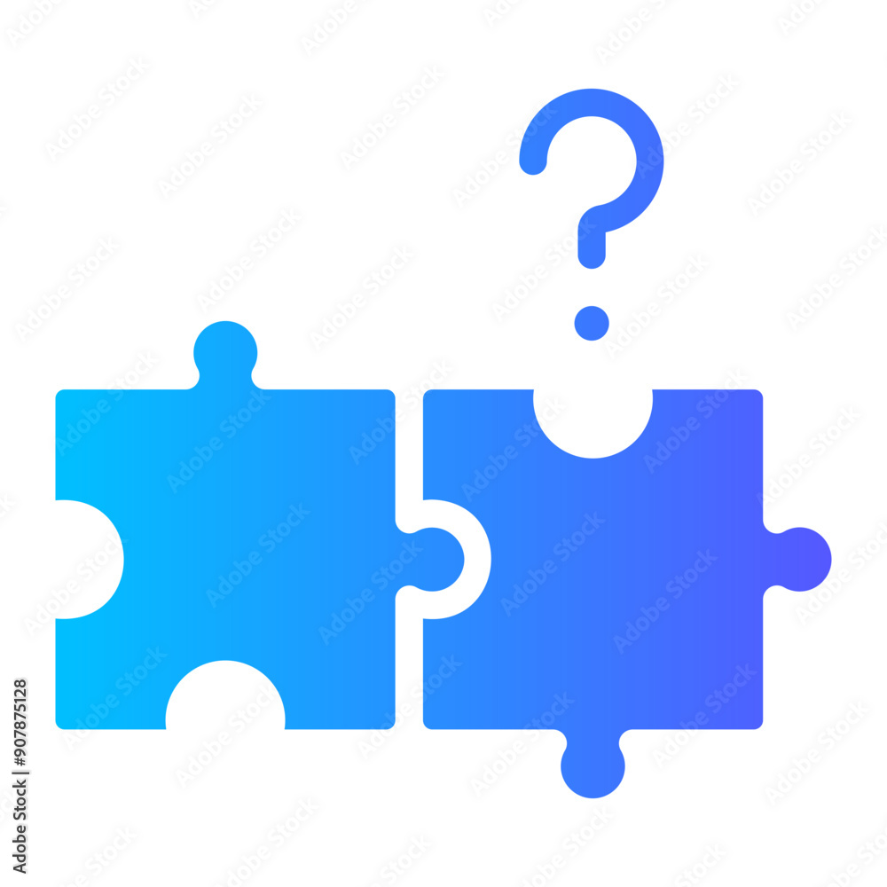 puzzle gradient icon puzzle gradient icon