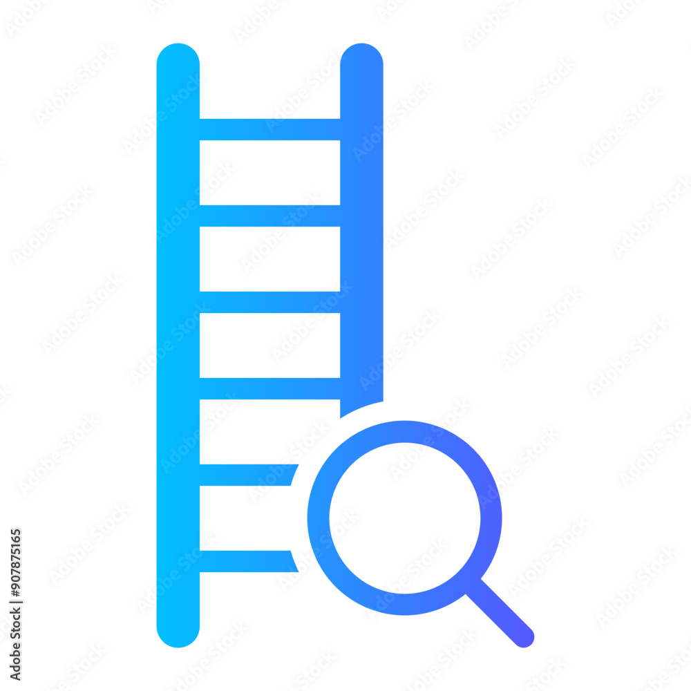 stairs gradient icon stairs gradient icon