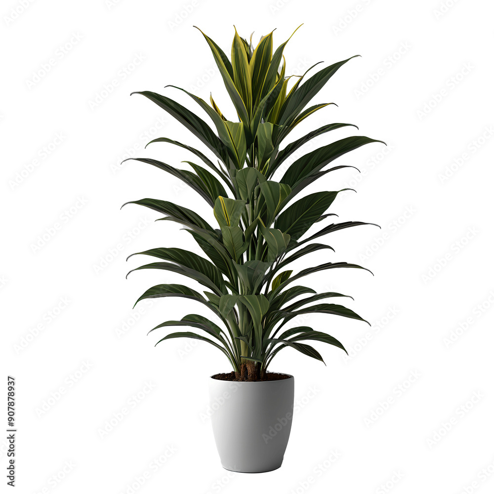 Dracaena Trifasciata in Pot Transparent Background Dracaena Trifasciata in Pot Transparent Background