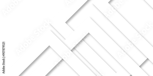Abstract background with lines White background with diamond and triangle shapes layered in modern abstract pattern design Space design concept Suit for business, corporate, institution presentation.	