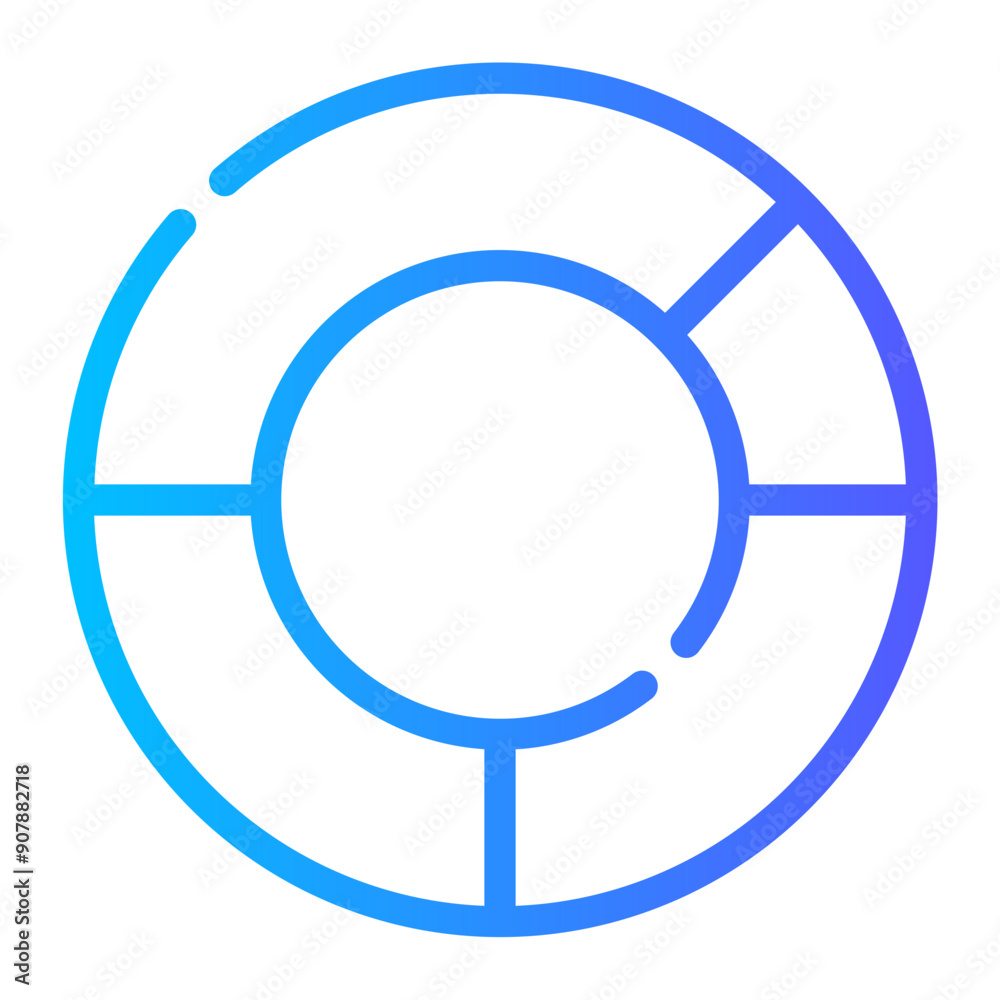 data analysis gradient icon