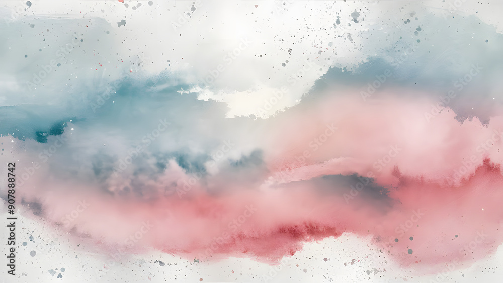 Fototapeta premium A soft, dreamy background with a watercolor style. Suitable for wallpaper, wall art, and decoration.