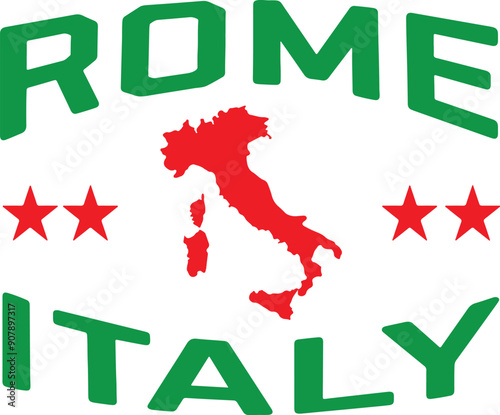 Rome Italy Vector