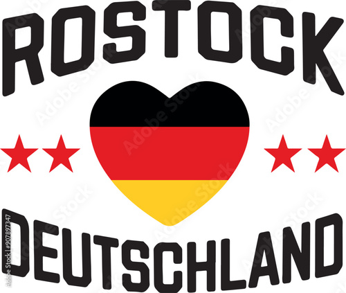 Rostock Germany Vector