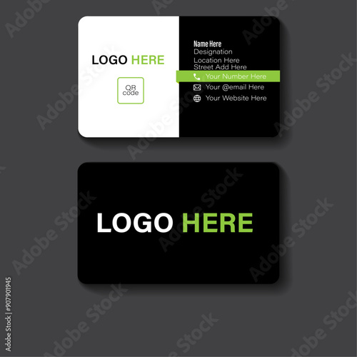 Modern creative business card design