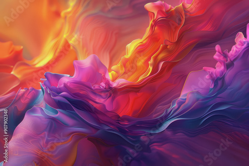 Lose yourself in the rhythmic dance of abstract art. Where bright colors and dynamic shapes.