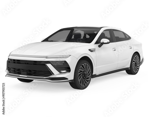 Sedan Car Isolated