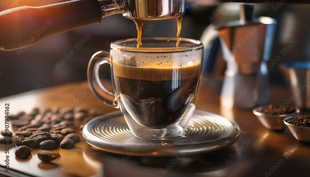 Fototapeta premium Warm Coffee Delight