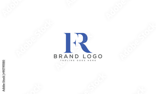 letter FR logo design vector template design for brand.