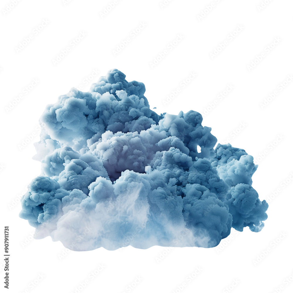 blue clouds on white background render ultra realistic blue clouds on white background render ultra realistic