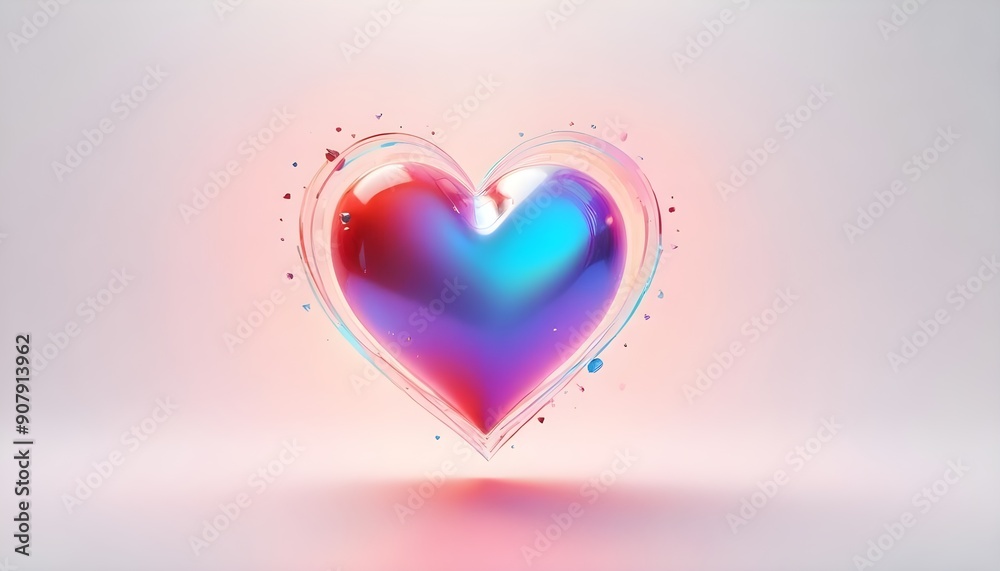 A minimalistic Valentine's Day illustration is simple yet meaningful A minimalistic Valentine's Day illustration is simple yet meaningful