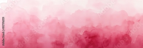 Abstract Watercolor Background in Pink and White