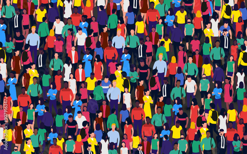 Large group of people