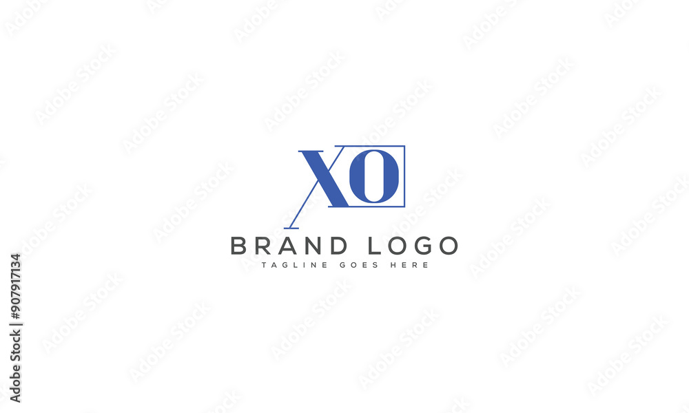Obraz premium letter XO logo design vector template design for brand.
