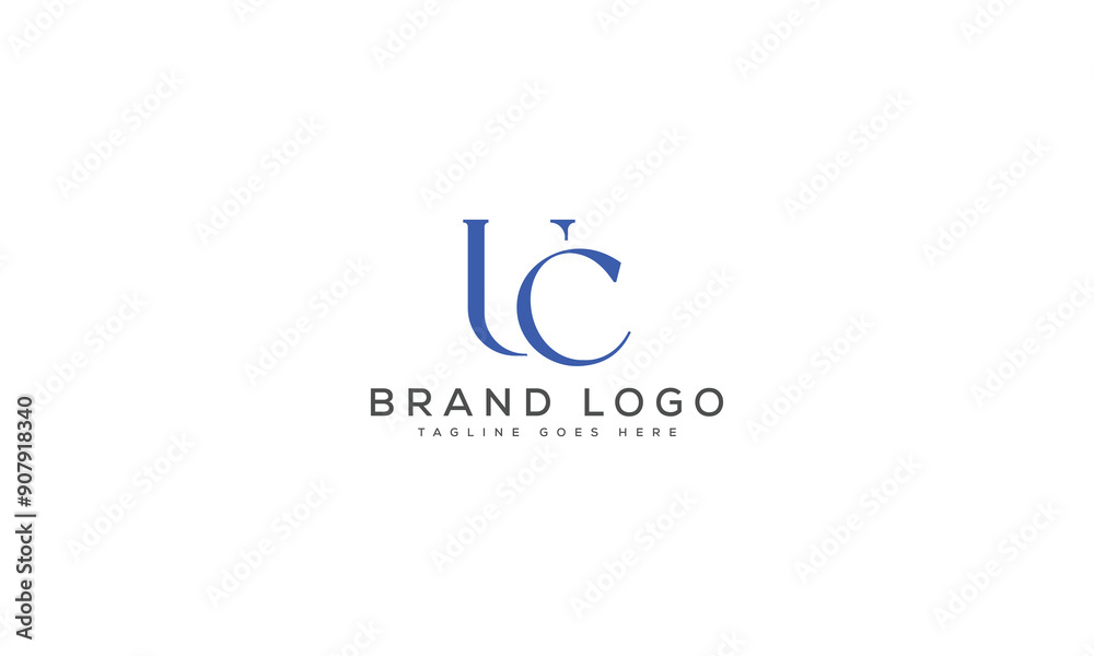 letter UC logo design vector template design for brand. letter UC logo design vector template design for brand.
