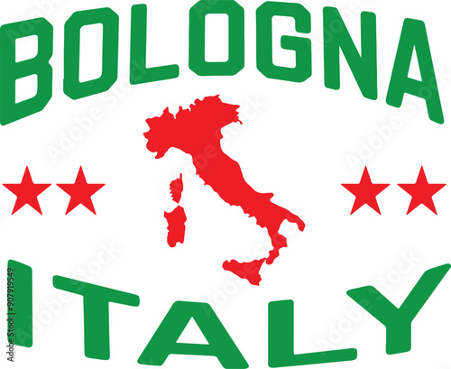 Bologna Italy Vector