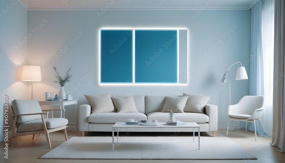 modern living room with sofa modern living room with sofa