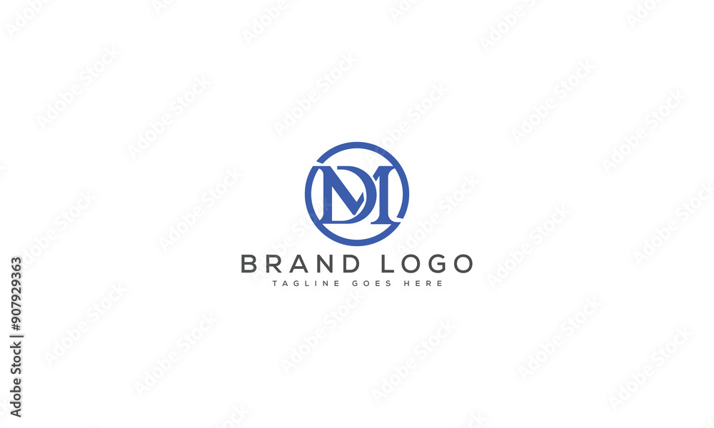 letter DM logo design vector template design for brand. letter DM logo design vector template design for brand.