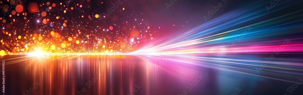 Dynamic Laser Light Show in Vibrant Colors Dynamic Laser Light Show in Vibrant Colors