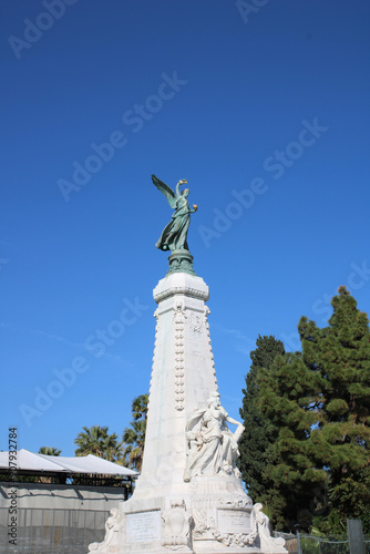 Принти на полотні Monument du Centenaire in Nice (France), commemorating the centenary of Nice's attachment to France in 1793