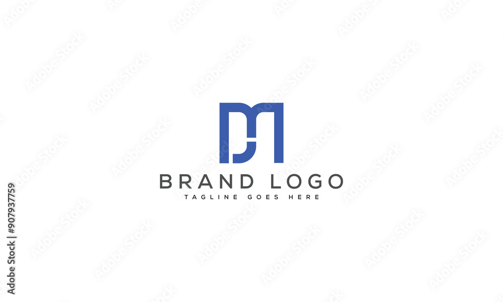 letter DM logo design vector template design for brand. letter DM logo design vector template design for brand.