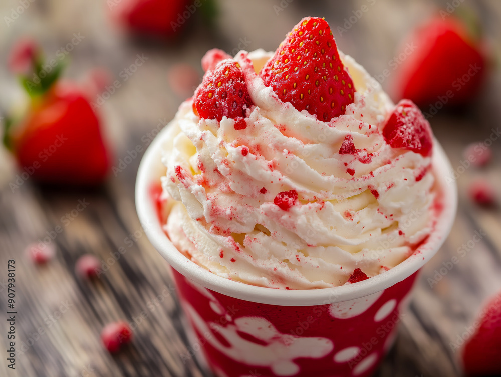 Strawberry and cream Strawberry and cream