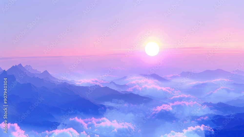 sunset in the mountains sunset in the mountains