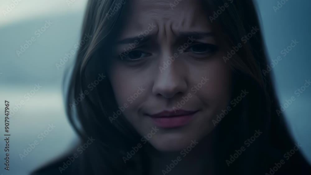 Emotional Moment Unfolds Amidst Gloomy Urban Landscape in Late Afternoon Light. Generative AI Emotional Moment Unfolds Amidst Gloomy Urban Landscape in Late Afternoon Light. Generative AI