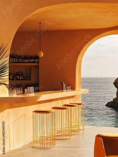 cafe bar on the beach