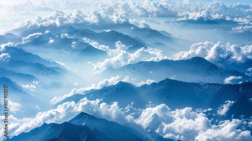 Fototapeta Naklejka Na Ścianę i Meble -  blue sky with clouds