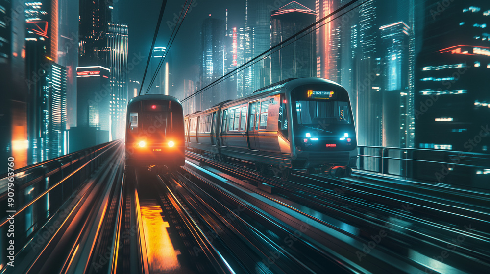train with beautiful background train with beautiful background