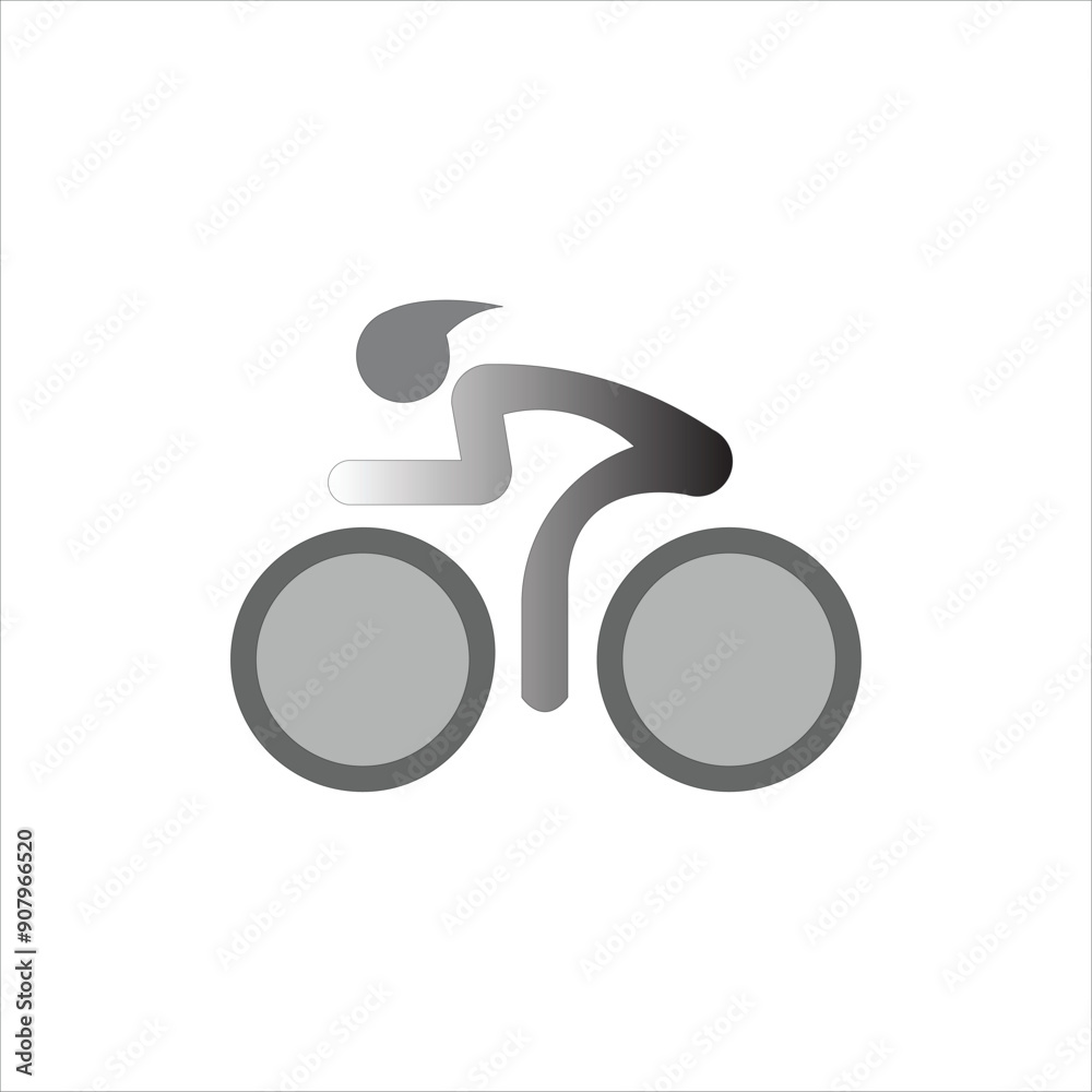 icon bicycle illustration design trendy icon bicycle illustration design trendy