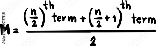 Basic Statistics Formulas handwritten