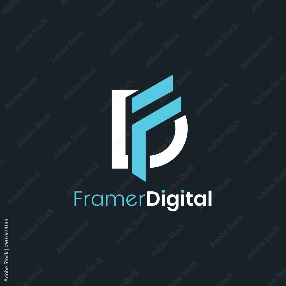 Premium FD logo design - Earth Shohag :) Premium FD logo design - Earth Shohag :)