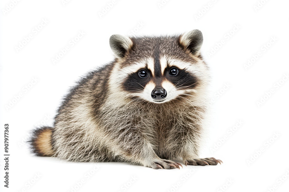 Fototapeta premium Isolated Raccoon Photo